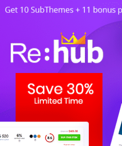 REHub - Price Comparison, Multi Vendor Marketplace, Affiliate Marketing, Community Theme