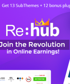 REHub - Price Comparison, Multi Vendor Marketplace Wordpress Theme