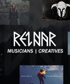 Reinar - A Nordic Inspired Music and Creative WordPress Theme