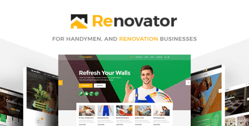Renovator - Contractors and Renovation Business Theme