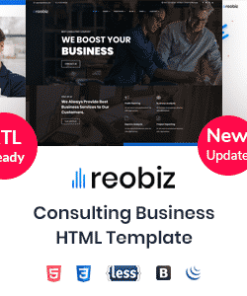 Reobiz - Consulting Business HTML Template