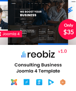 Reobiz - Consulting Business Joomla 4 Template