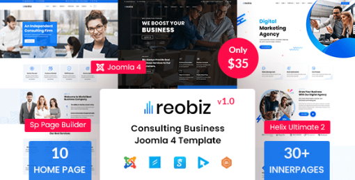 Reobiz - Consulting Business Joomla 4 Template