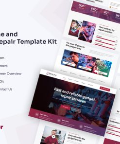 Repair Guy | Mobile Phone & Computer Repair Elementor Template Kit