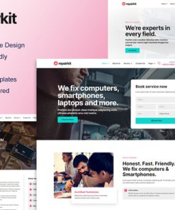 RepairKit - Mobile Phone & Computer Repair Elementor Template Kit