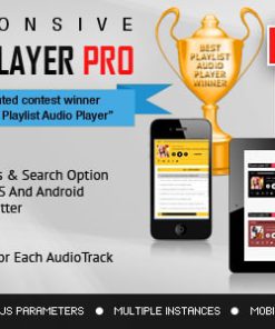 Responsive HTML5 Audio Player PRO With Playlist