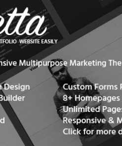 Responsive  Portfolio Theme - Violetta