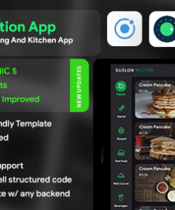 Restaurant Kitchen App + Restaurant Menu App+ Restaurant POS Web App | Android+iOS | IONIC 5