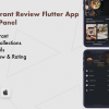 Restaurant Review Flutter App with Admin Panel