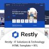 Restly – IT Solutions & Technology HTML Template + RTL