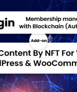 Restrict Content By NFT For Walogin (WordPress & WooCommerce)