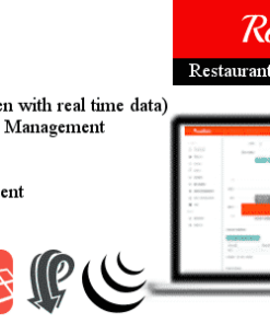Restulator - Restaurant Management System in Laravel 5.5 with Pusher and jQuery