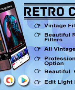 Retro Camera Vintage Camera Filters Photo Effects - Light Photo Editor Retro Filters - Photo Effects
