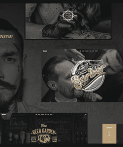 Revolver - Tattoo Studio and Barbershop Theme