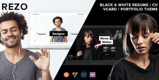 Rezo - Resume, vCard, CV WordPress