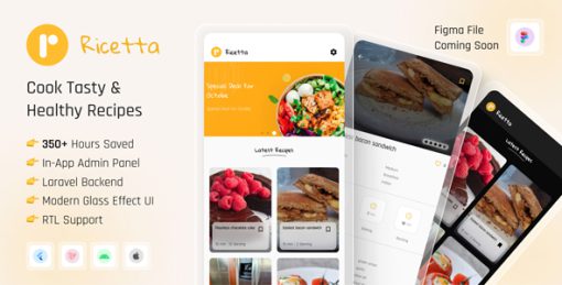 Ricetta - Flutter Recipe App with Laravel Backend