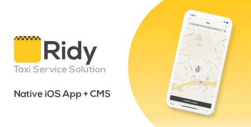 Ridy - Taxi Application iOS + Dashboard