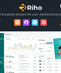 Riho – Angular 17 Admin Dashboard Template