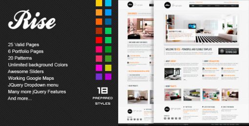 RISE - Premium HTML Template