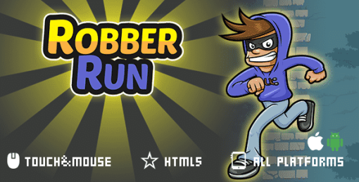 Robber Run- html5 mobile game
