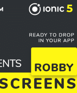 Robby | Ionic 5 / Angular 10 UI Theme / Template App | Multipurpose Starter App