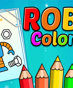 Robot Coloring Book For Kids with Admob Ready