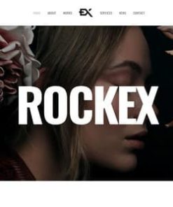 Rockex - One Page Portfolio Template