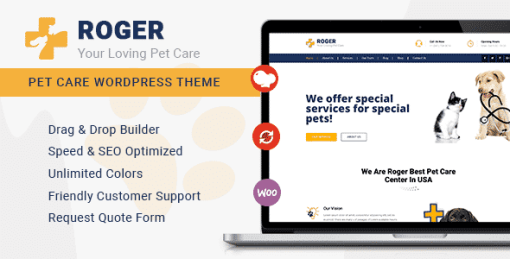 Roger - Pet Care WordPress Theme