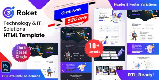 Roket - Technology & IT Solutions HTML