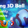 Rolling 3D Ball HTML5 Game