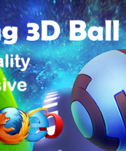 Rolling 3D Ball HTML5 Game