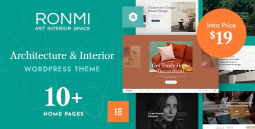 Ronmi - Architecture and Interior Design WordPress Theme