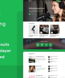 Roogan - Personal Audio Podcast WordPress Theme