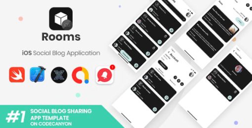 Rooms | iOS Social Blog Application [XServer]