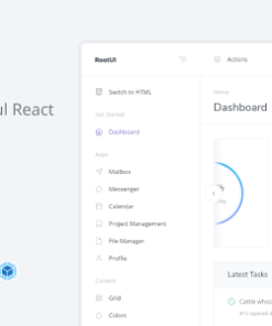 RootUI - React Admin Dashboard with Redux and Bootstrap 4