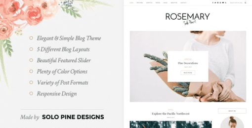 Rosemary - A Responsive WordPress Blog Theme