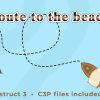 Route to the beach - HTML5 Casual Game