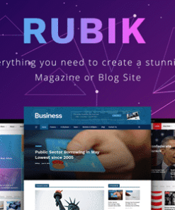 Rubik - A Perfect Theme for Blog Magazine Website