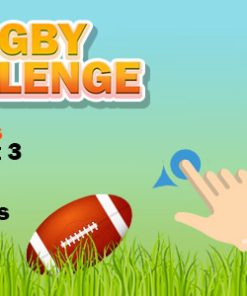 Rugby Challenge Game (Construct 3 | C3P | HTML5) 50 Levels