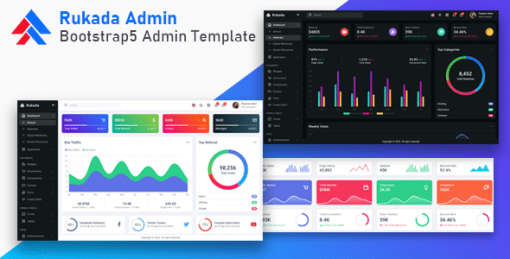 Rukada - Responsive Bootstrap 5 Admin Template