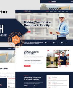 Rumah -  Construction Theme Elementor Template Kit