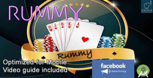 RUMMY (Facebook + Admob + Android Studio)