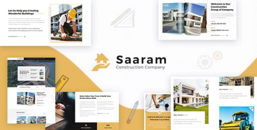 Saaram - Architect & Building Theme