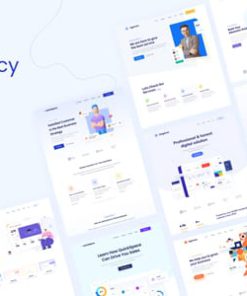 SaaS & Agency Responsive Landing Page Package