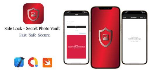 Safe Lock - Secret Photo Vault | Google AdMob | In App Purchase | iOS Source Code