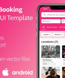 Salon Appointment Booking - Flutter UI Template