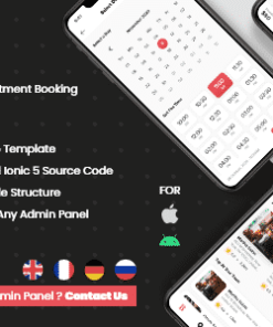 Salon, Spa Barber Appointment Booking Mobile App Template IONIC 5 - BeautyLocks