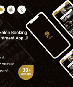 Salong - Online Salon Booking and Barber Shop Appointment App UI Kit