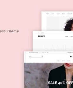 Samex - Clean, Minimal Shop WooCommerce WordPress Theme