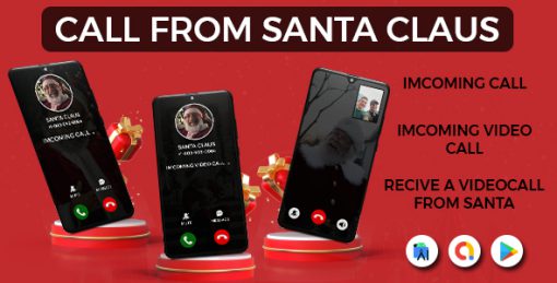 Santa Claus Video Call - Santa Video Prank Call - Video Call Santa Premium - Simulated Video Calls